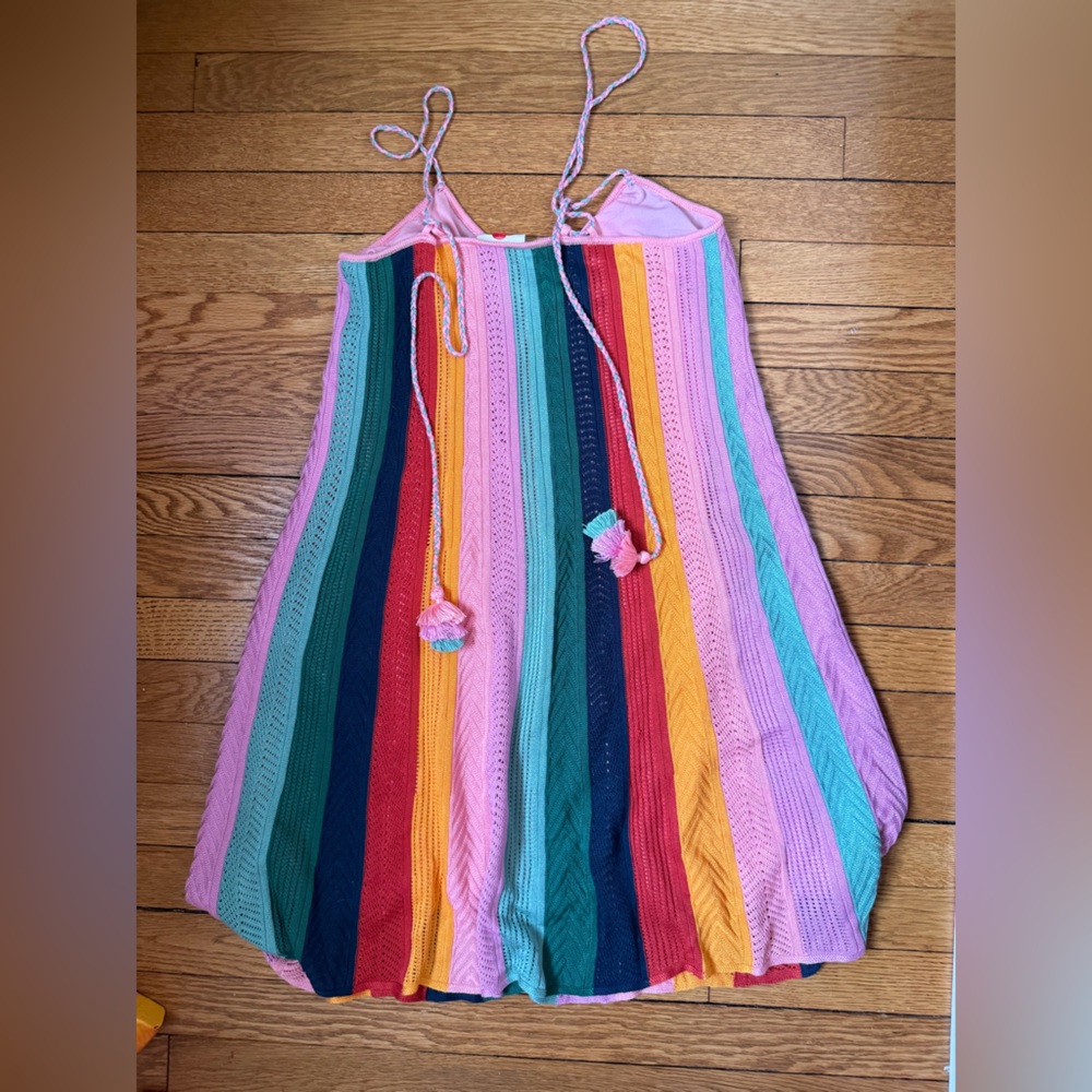 Farm Rio Crochet Mini Dress - Size Small - Picture 3 of 3